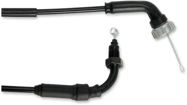 MOOSE RACING Black Vinyl Throttle Cable Black -0