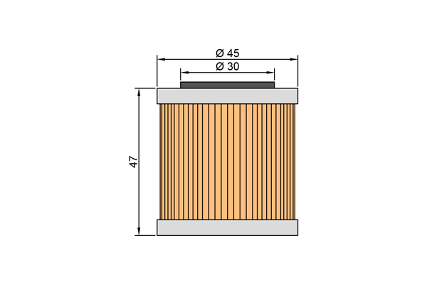 Twin Air Oil Filters Orange-0