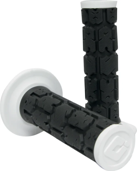 Rogue Mx Dual Ply Grips Black, White, 1, nordicamoto.ro