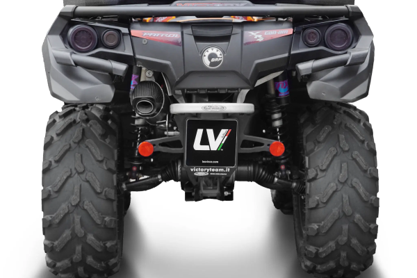 Tobă de eșapament LeoVince LV One Evo Slip-On pentru Can-Am Outlander 1000 G2 2012-2024, 3, nordicamoto.ro