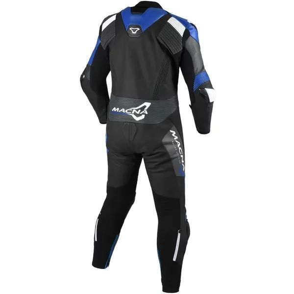 Combinezon de piele 1 piesa MACNA BLITZ Negru 48, 6, nordicamoto.ro