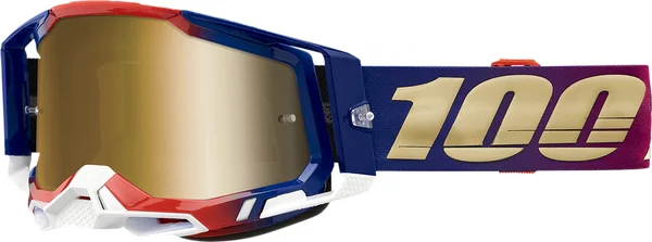 Ochelari 100% Racecraft 2 United Gold Lentila colorata, 1, nordicamoto.ro
