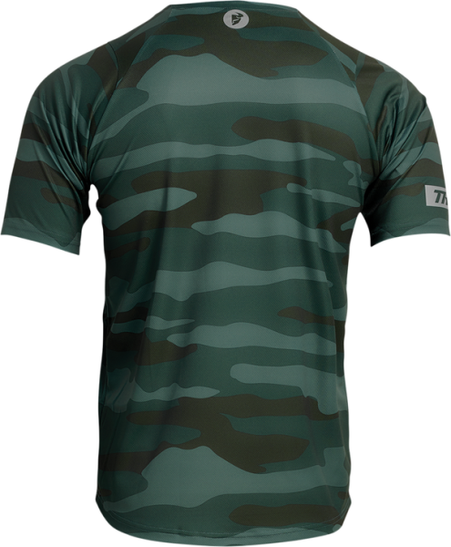 Tricou MTB Thor Assist Green Camo-1