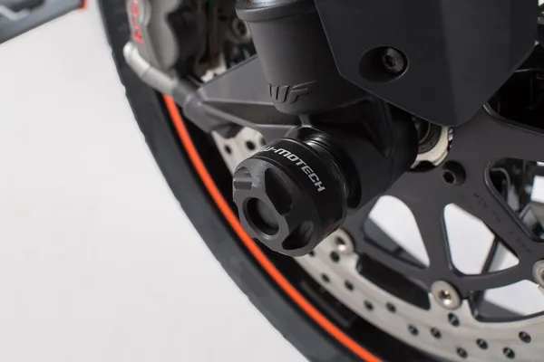 Front Axle Slider Set Black-1