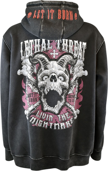 Livin' The Nightmare Hoodie Black 3XL, 1, nordicamoto.ro