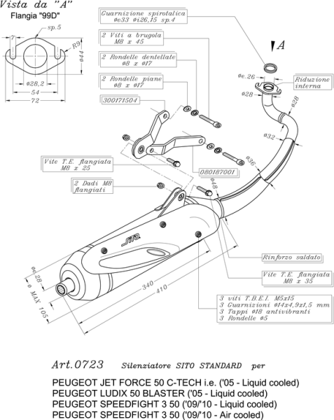 Sito Full-system Exhaust Black, 1, nordicamoto.ro