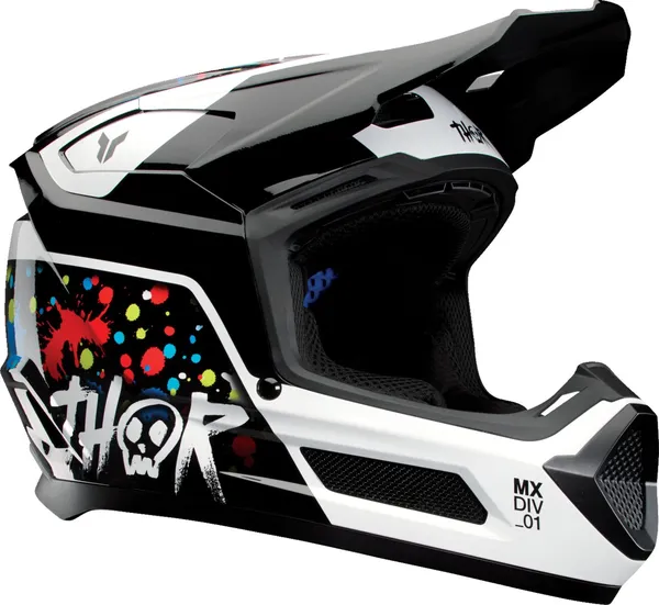 THOR Youth Fleet Splat Helmet Multi -5