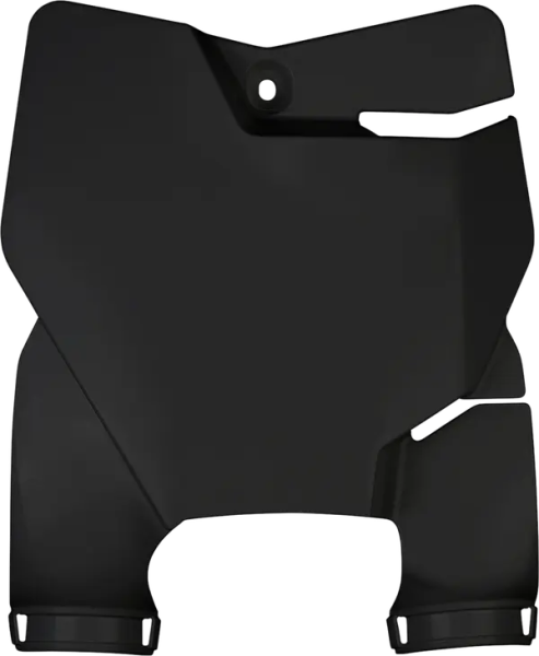 Stadium Number Plate With Fork Guards Black