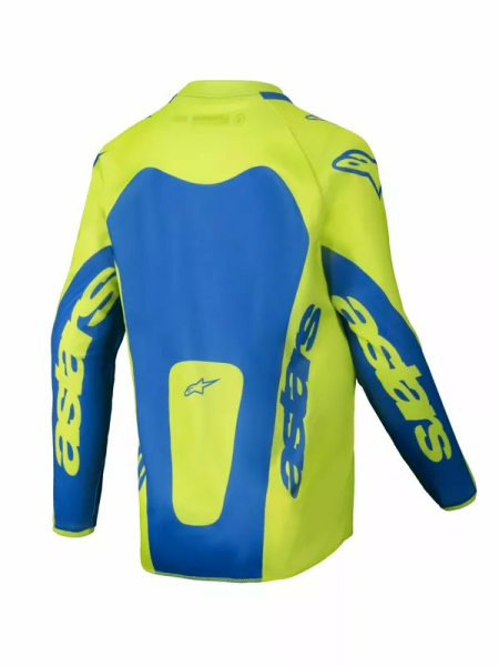 Tricou Copii Alpinestars Racer Veil Blue/Yellow-0
