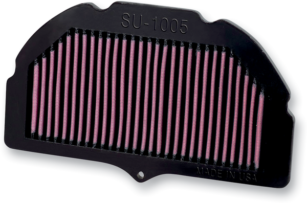 High-flow Air Filter Black, Red, 1, nordicamoto.ro
