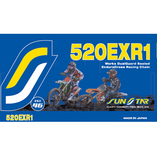 520 Exr1 Drive Chain Gold, Natural, 1, nordicamoto.ro