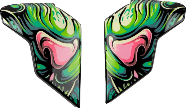 Placi Laterale Casca Icon Airflite Blue, Green