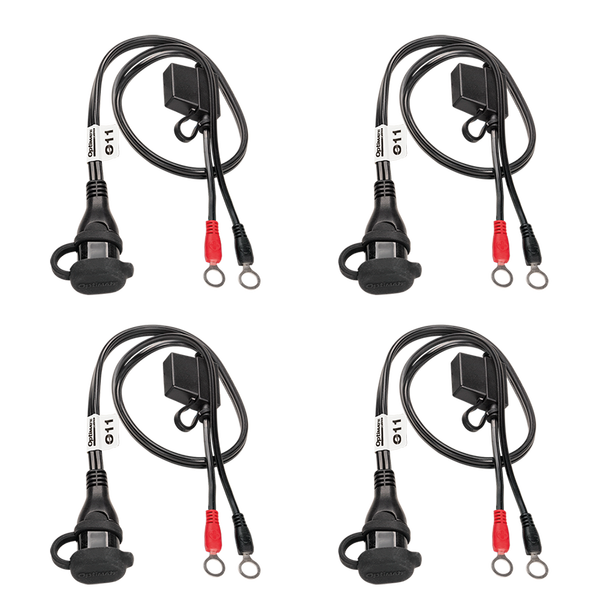 5/16(r) Eyelet Sae Battery Connection Leads Black, 1, nordicamoto.ro