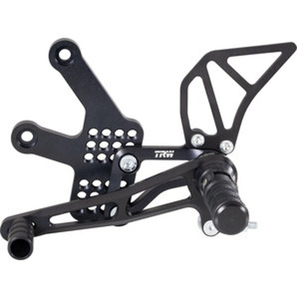 Rearset/footrest Anodized, Black, 1, nordicamoto.ro