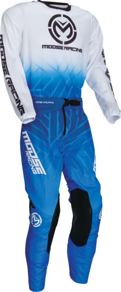 Tricou MOOSE RACING Sahara Blue/White-2