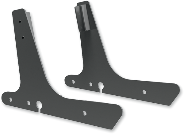 Sissy Bar Side Plates Black, 2, nordicamoto.ro