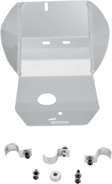 Placă de protecție din aluminiu MOOSE RACING (argintie), 1, nordicamoto.ro