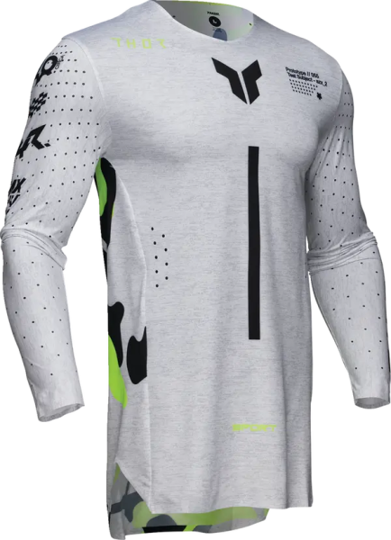 Tricou Enduro Thor Sportmode Riot White/Gray-3