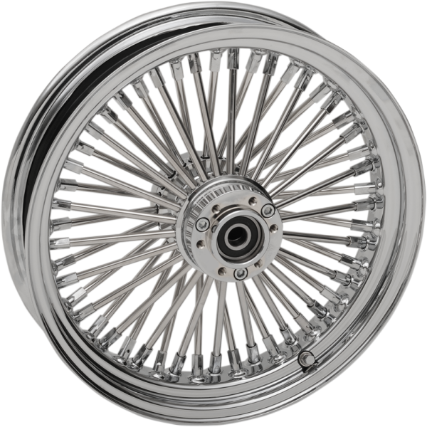 Wheel Assemblies Laced 50-spoke Front Chrome Silver, 1, nordicamoto.ro