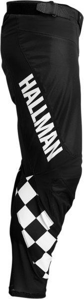 Pantaloni Thor Differ Black/White-2