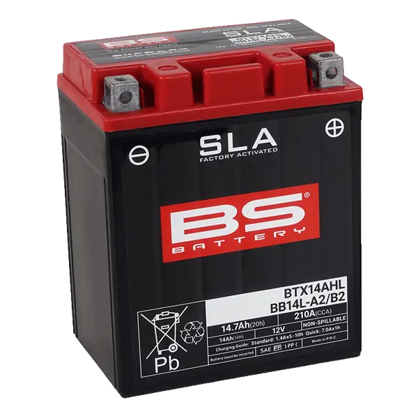 Sla Factory-activated Agm Maintenance-free Batteries Black-1