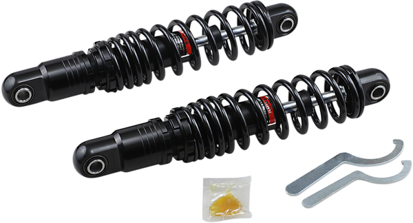 Premium Ride-height Adjustable Shocks Black, 1, nordicamoto.ro