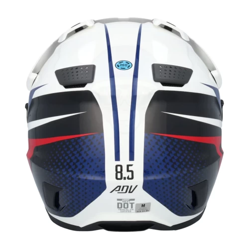 Cască Adventure Leatt ADV 8.5 Kit Royal Albastru/ Rosu, 2, nordicamoto.ro