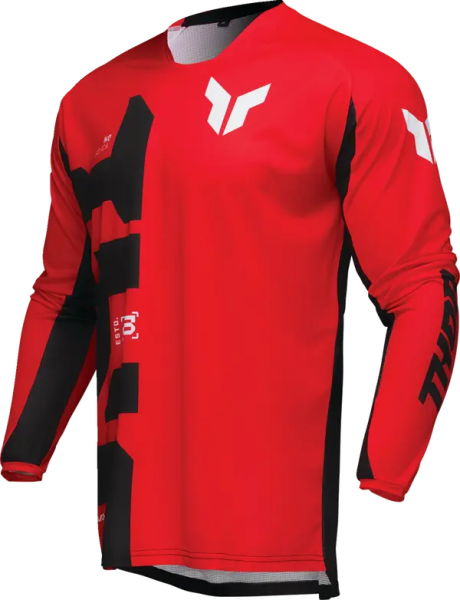 Tricou Enduro Thor Launchmode Forge Jersey Red-5