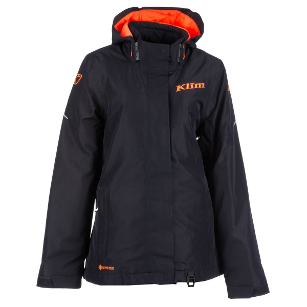Geaca Dama Snowmobil Klim Allure Insulated Black - Fiery Coral-14