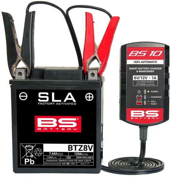 Smart Battery Charger & Maintainer Black-9