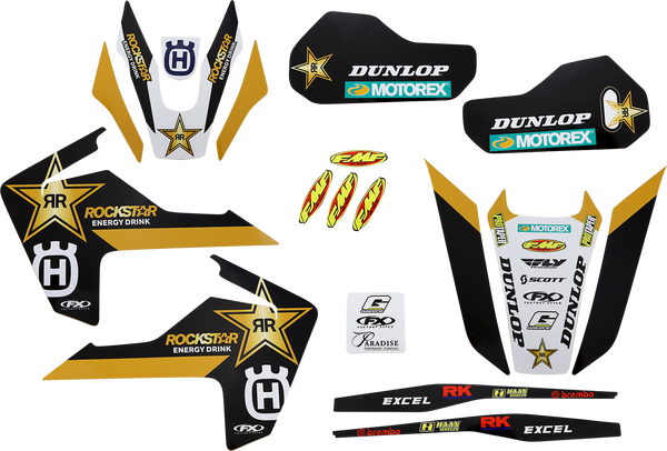Graphic Kit Black, White, 3, nordicamoto.ro