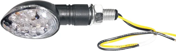 Led Ultra Mini Stem-mount Marker Lights Black, 1, nordicamoto.ro