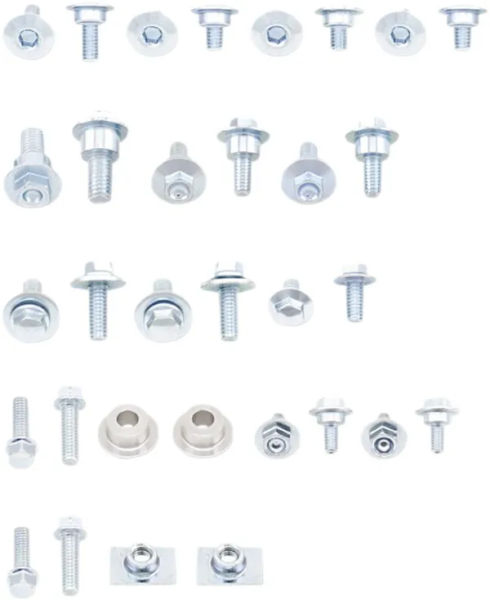 Full Plastic Fastener Kit Steel