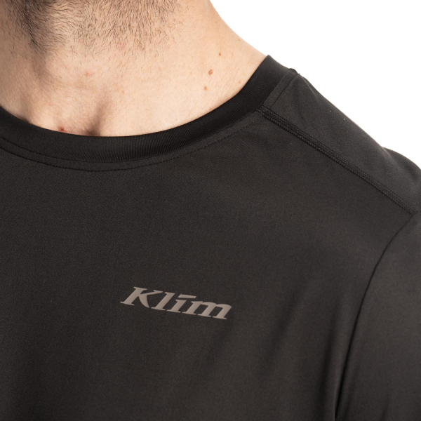 Bluză Klim Static Peak cu mânecă lungă Black, 4, nordicamoto.ro