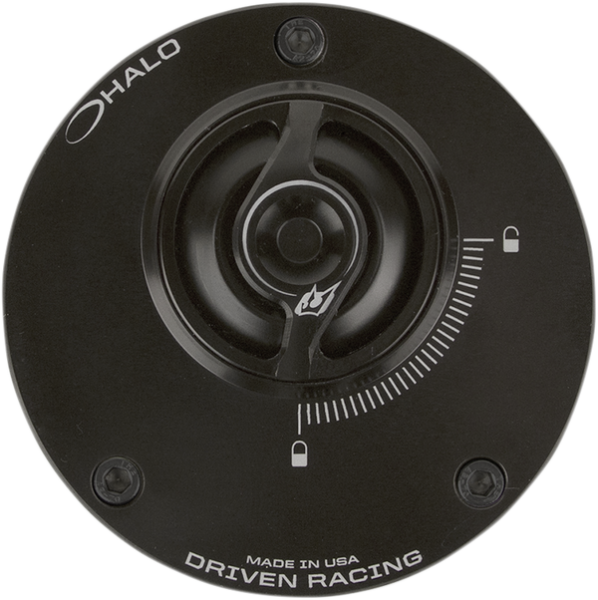 Halo Fuel Cap Black, 1, nordicamoto.ro