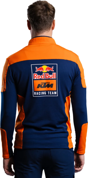 Pulover KTM Replica Team Halfzip Orange Navy-0