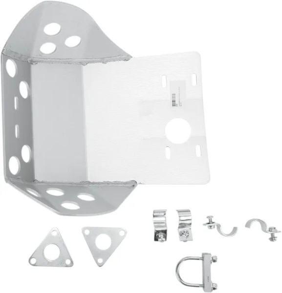 MOOSE RACING Aluminum Skid Plate Silver -0