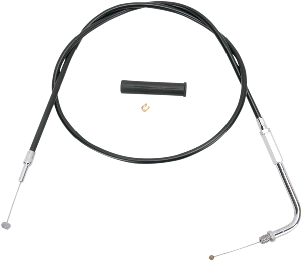 Black Vinyl Throttle/idle Cable Black, 1, nordicamoto.ro