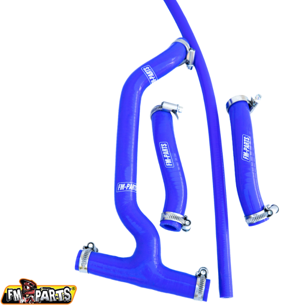 Fm-Parts Kit Furtune Radiator Silicon Sherco 250/300 2013-2022 Albastre-2