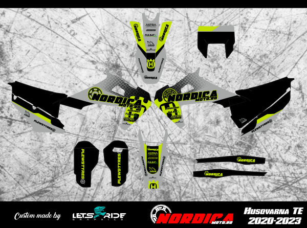 Kit stickere NordicaMoto Husqvarna TE 20-23