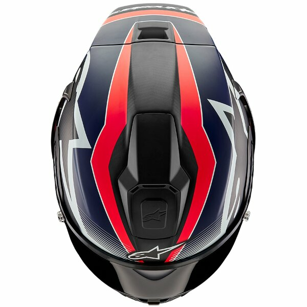 Casca integrala sport ALPINESTARS SUPERTECH R10 CARBON TEAM Negru/Albastru/Rosu-5