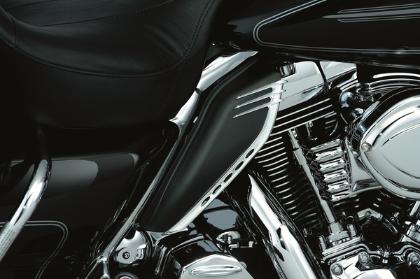 Airmaster Accents For Mid-frame Air Deflector Chrome, 1, nordicamoto.ro