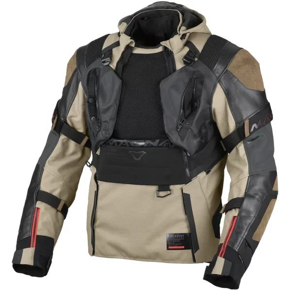 Geaca textil impermeabila touring/adventure MACNA TRYTON Night Eye™ XL Maro/Negru, 179, nordicamoto.ro
