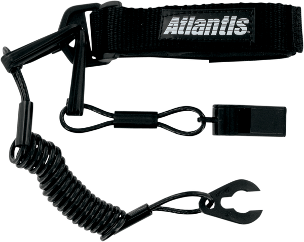 Pro Floating Lanyard With Whistle Black, 1, nordicamoto.ro
