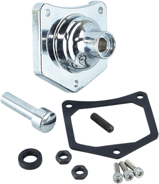 Solenoid End Cover/starter Button Chrome, 1, nordicamoto.ro