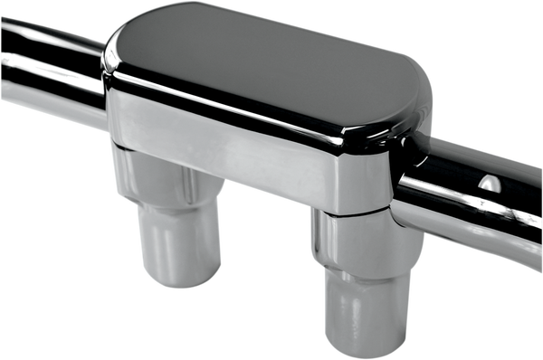 Handlebar Riser & Top Clamp Kit Silver, 1, nordicamoto.ro