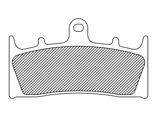 Organic Brake Pads, 1, nordicamoto.ro