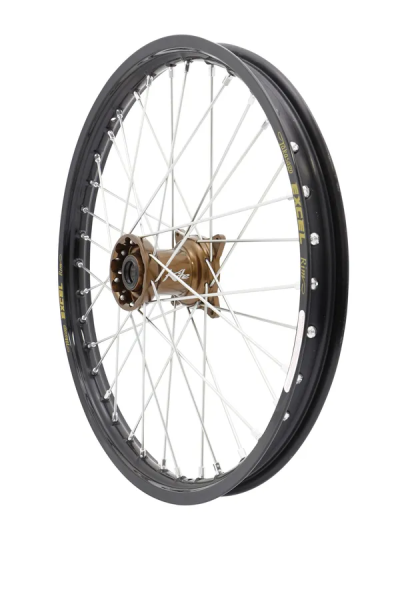 Elite Mx-en Wheel, Silver Spokes -0