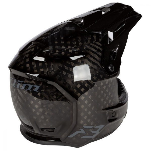 Casca Snowmobil Klim F3 Carbon ECE Ghost Black-6