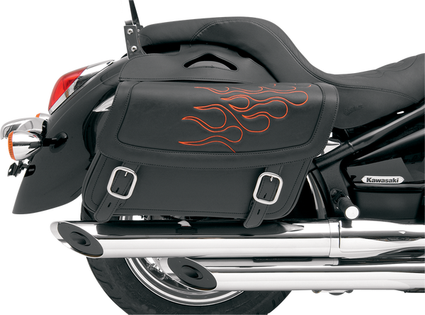 Highwayman Tattoo Saddlebags Black, Orange L +, 3, nordicamoto.ro